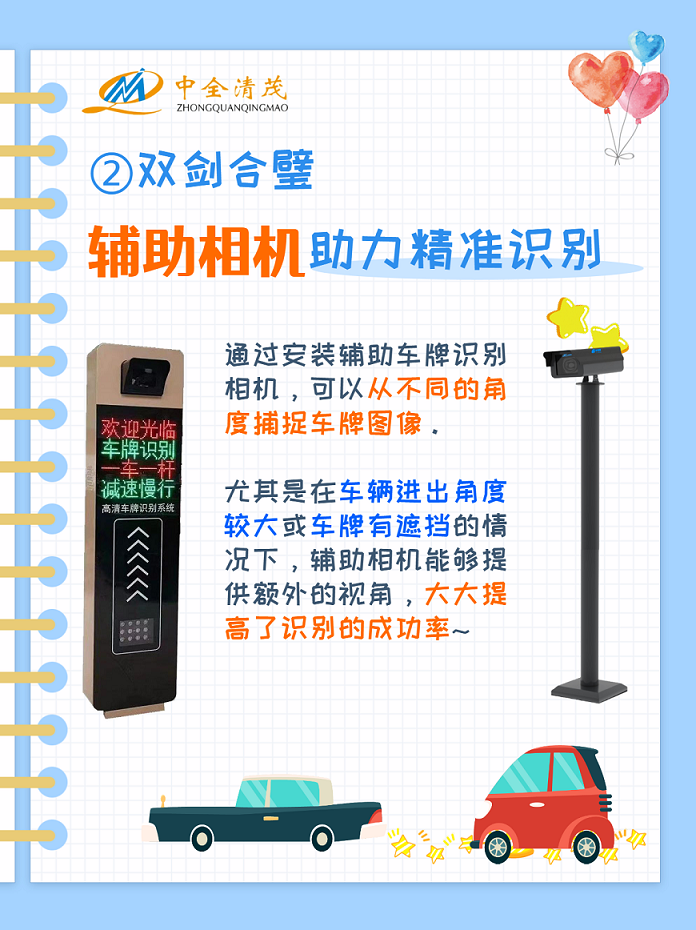 双剑合璧：中全清茂主辅车牌识别相机让识别更精准